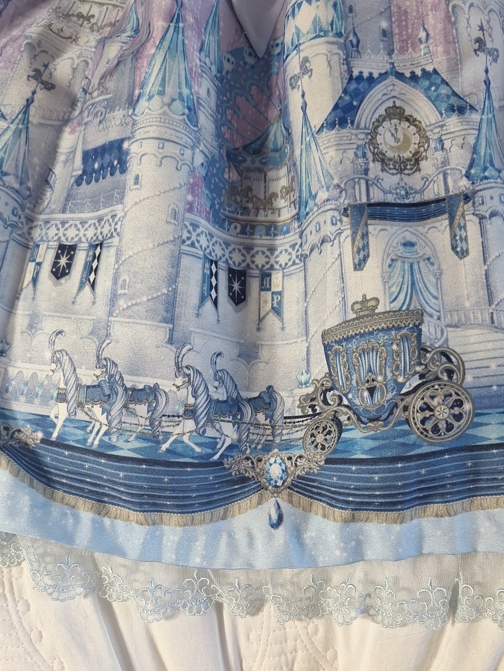 Angelic Pretty Fairytale Carriage Blue JSK | Sweet Lolita - Picture 12 of 16